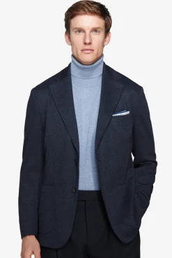 Giacca Herringbone blu