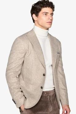 Giacca jersey spigata corda