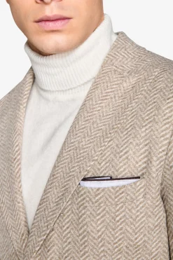 Giacca jersey spigata corda