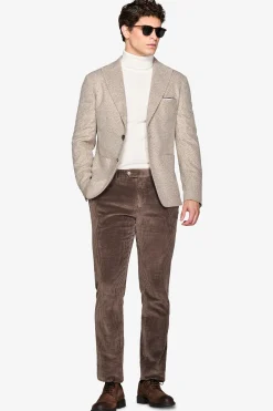 Giacca jersey spigata corda