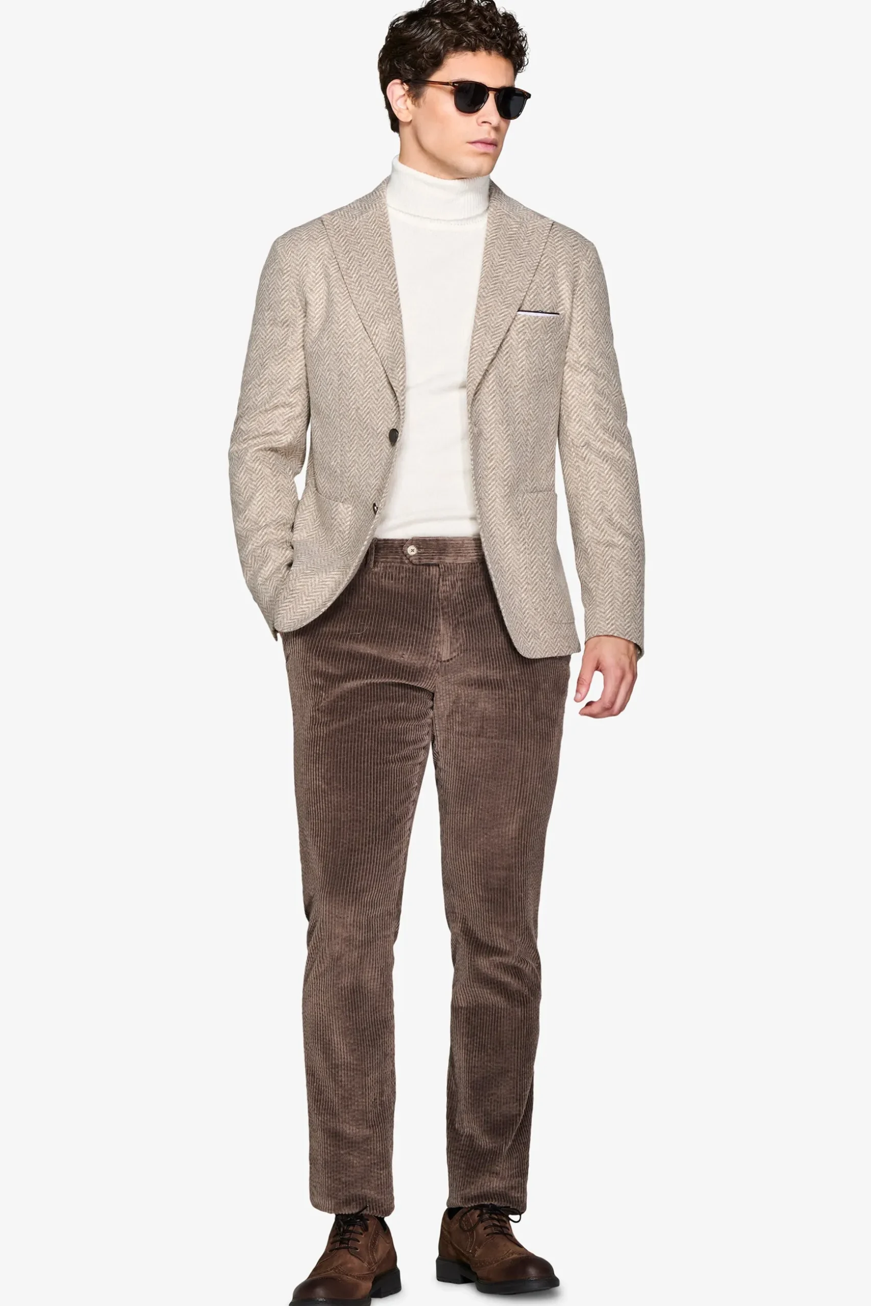 Giacca jersey spigata corda