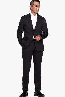 Giacca jersey tecnico nera slim