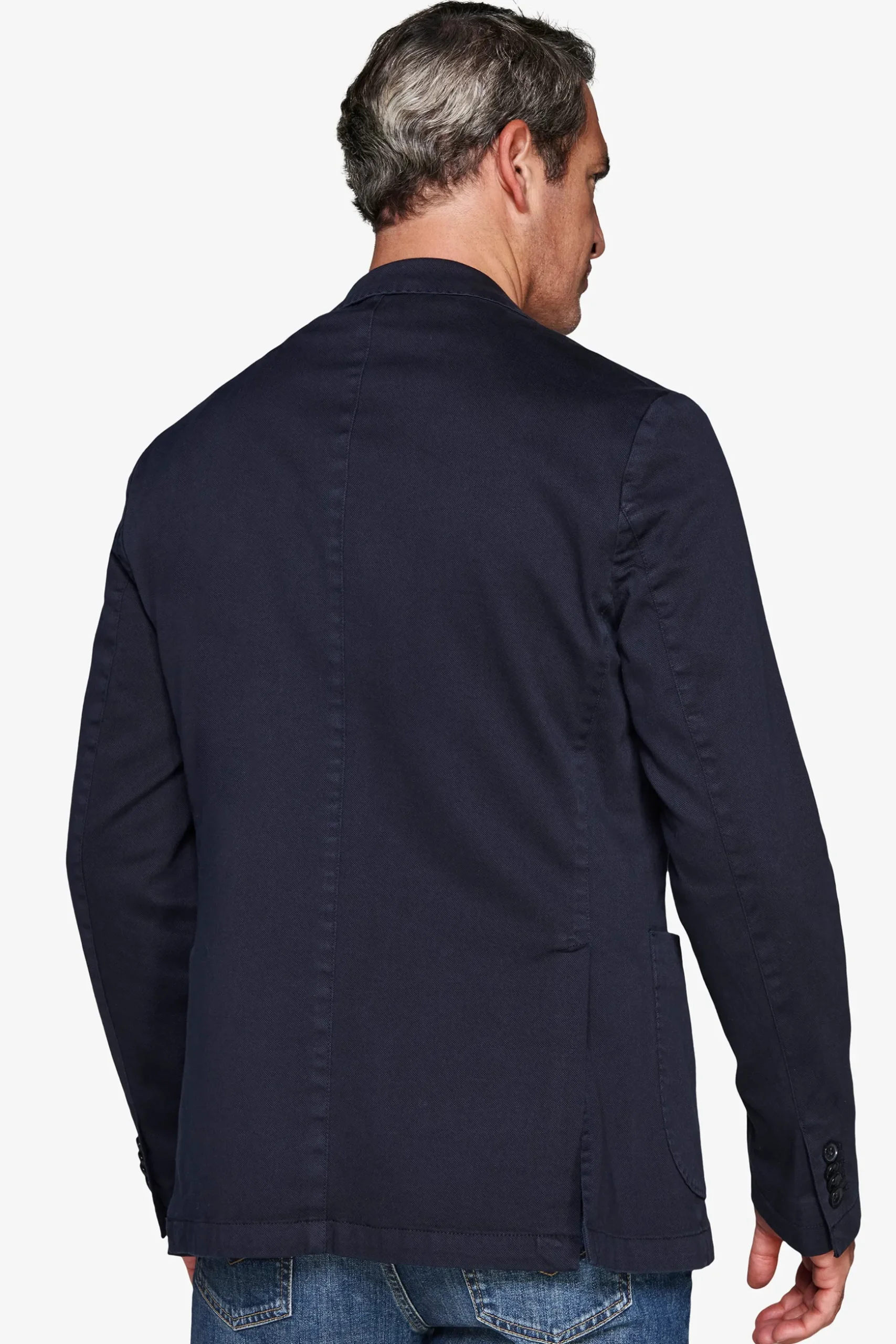Giacca stretch armaturata blu