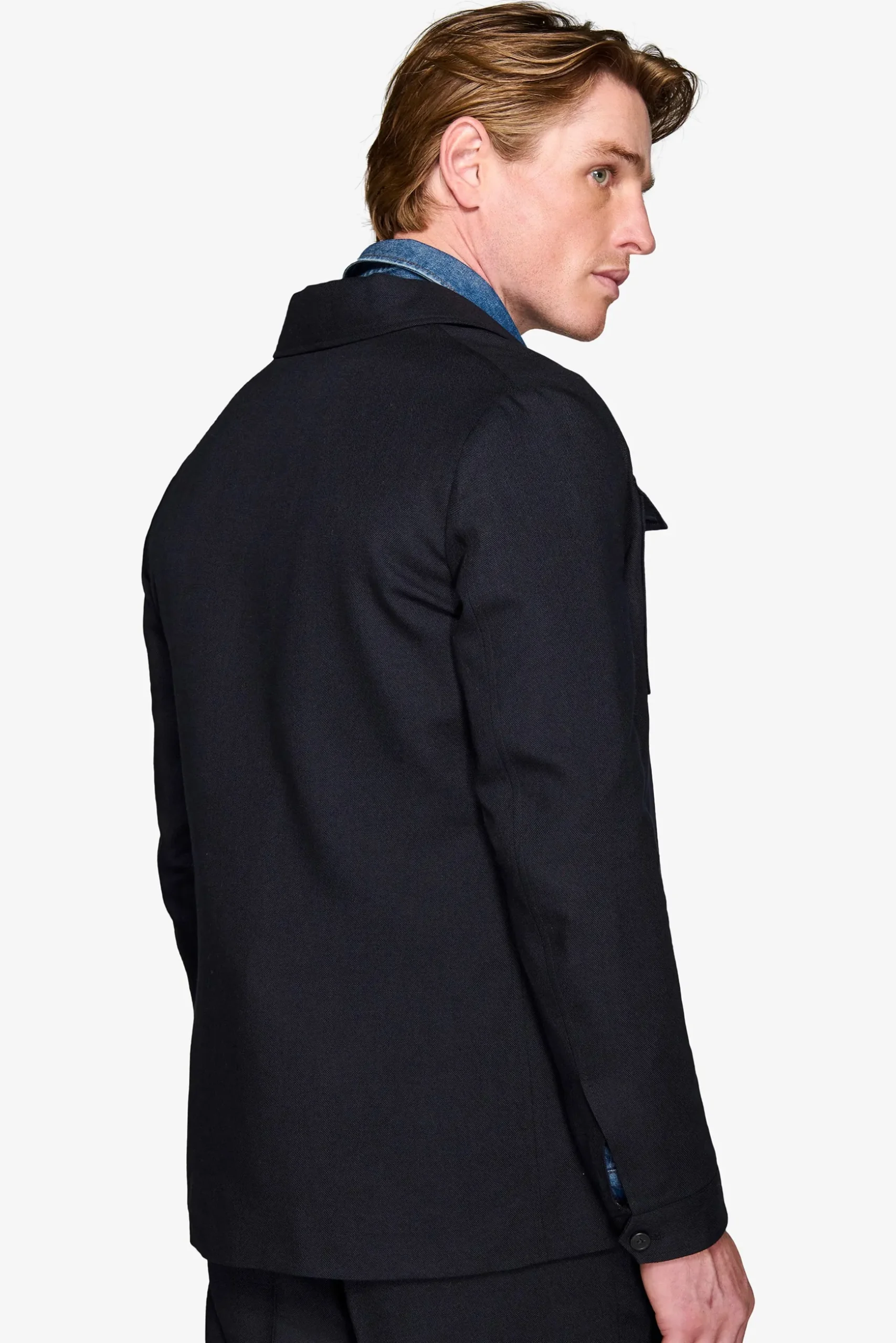 Giacca worker armaturata blu