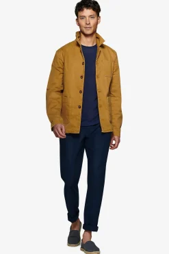 Giacca worker stretch cammello