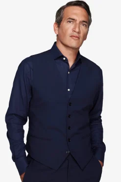 Gilet classico blu