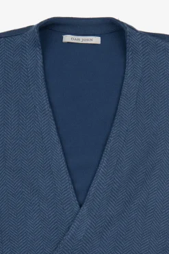 Gilet doppiopetto fantasia herringbone avion