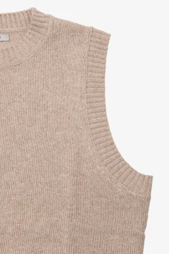 Gilet in maglia corda