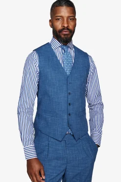 Gilet tela fiammata royal