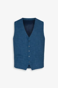 Gilet tela fiammata royal