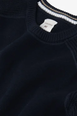 Maglia bimaterica DNJ blu