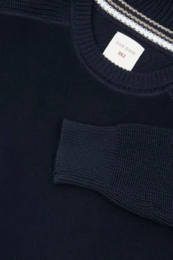 Maglia bimaterica DNJ blu