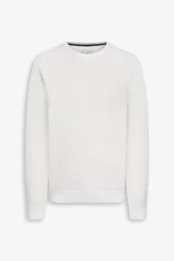 Maglia bimaterica DNJ panna