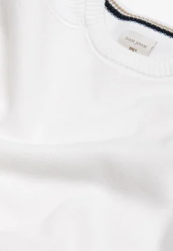 Maglia bimaterica DNJ panna