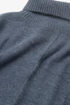 Maglia dolcevita a quadri avion