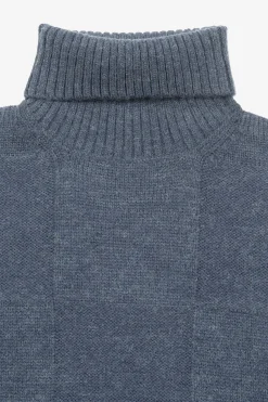 Maglia dolcevita a quadri avion