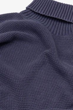 Maglia dolcevita armaturata viola