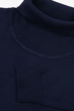 Maglia dolcevita basic blu Kids
