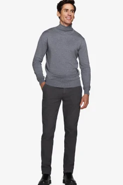 Maglia dolcevita basic grigio