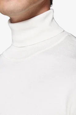 Maglia dolcevita basic panna