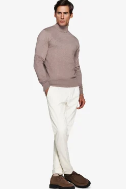 Maglia dolcevita basic tortora