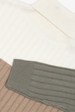 Maglia dolcevita costa piatta salvia