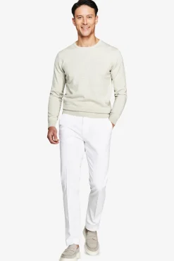 Maglia girocollo basic in cotone grigia