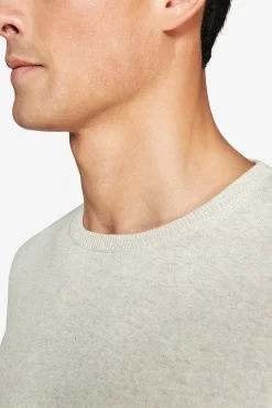 Maglia girocollo basic in cotone grigia
