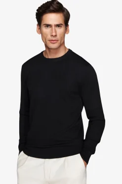 Maglia girocollo basic nero