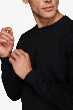Maglia girocollo basic nero
