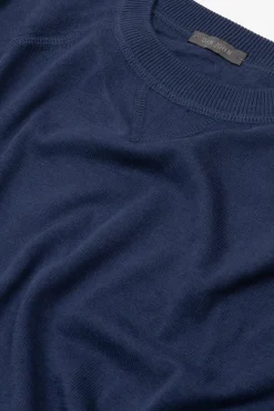 Maglia girocollo taglio felpa avion