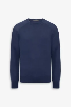 Maglia girocollo taglio felpa avion