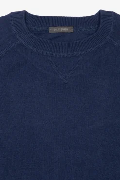 Maglia girocollo taglio felpa avion