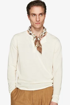 Maglia misto lino chester burro