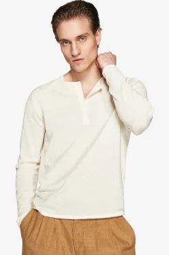 Maglia misto lino chester burro