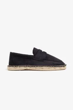Mocassino ecosuede blu