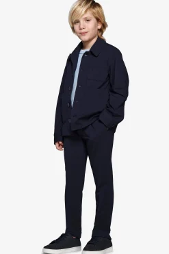 Overshirt jersey blu Kids