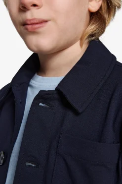 Overshirt jersey blu Kids
