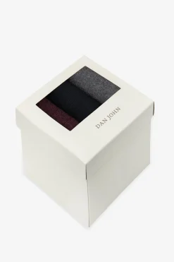 3-pack calzini a costina unita