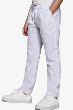 Pantalaccio misto lino bianco Kids