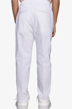 Pantalaccio misto lino bianco Kids