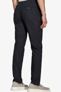 Pantalaccio misto lino navy