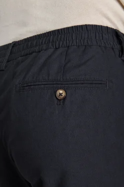 Pantalaccio misto lino navy