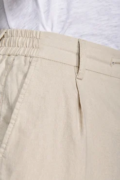 Pantalaccio misto lino sabbia