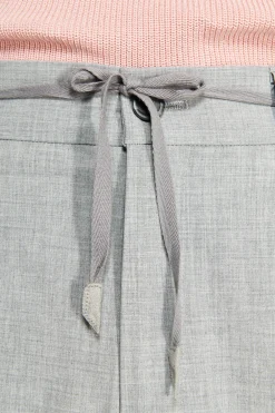Pantalaccio tela melange grigio