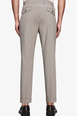 Pantalaccio tela melange tortora