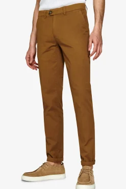 Pantalone chino cavalry stretch caramello