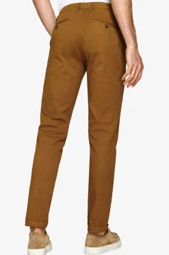 Pantalone chino cavalry stretch caramello