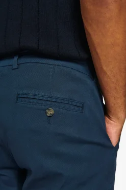 Pantalone chino cavalry stretch blu