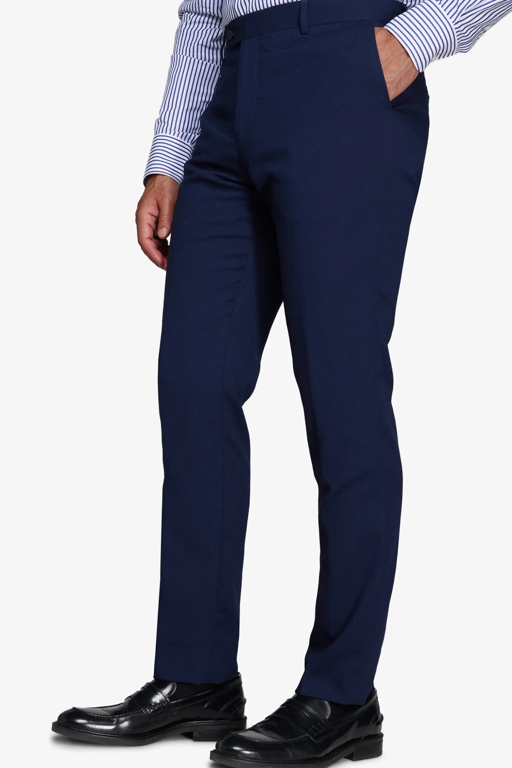 Pantaloni armaturati blu slim